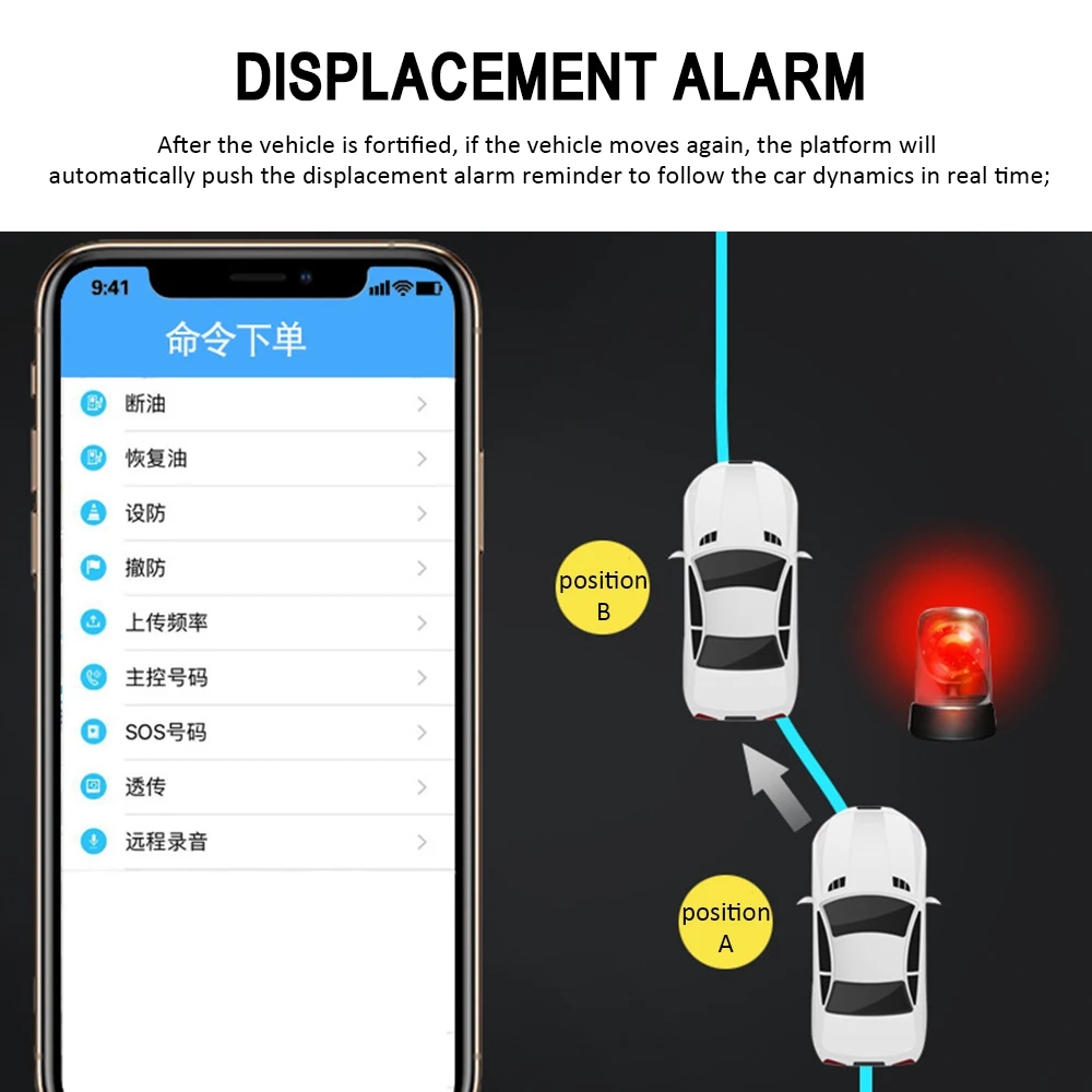 Traker Mini Anti-lost Geofence Realtime Tracking Voice Monitor With Online Software App Gps Tracker Car Anti-theft Gps Locator