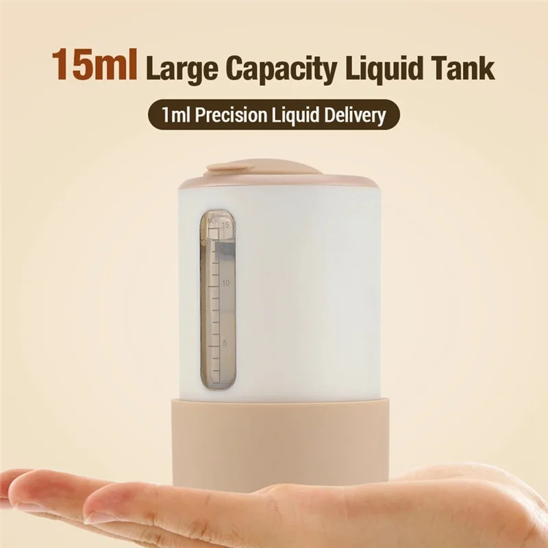 건강한 모발 성장을 위한 A47F-적색광 치료 두피 마사지기 미세전류 진동 모발 치료 헤어 오일 애플리케이터 빗