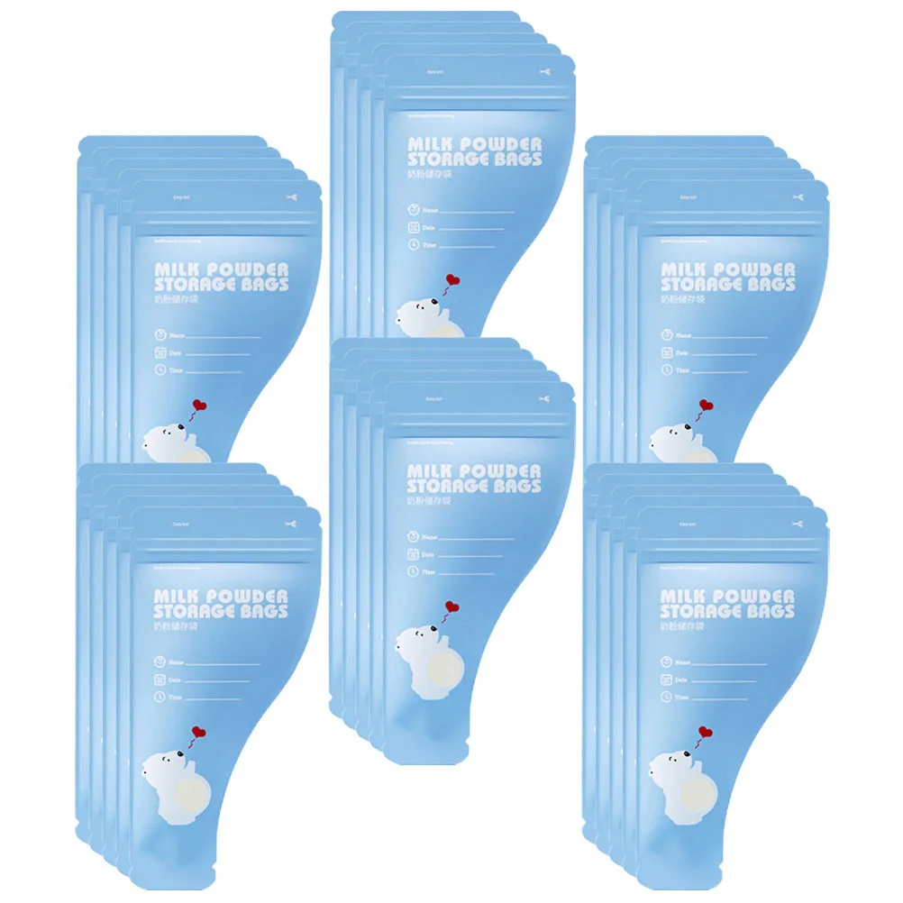 30 قطعة من أكياس تخزين مسحوق الحليب للاستعمال مرة واحدة وقابلة لإعادة الملء، تركيبة أطفال محمولة للسفر في الهواء الطلق وقابلة لإعادة الملء #1