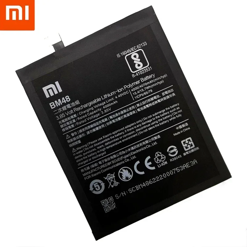 Batteria del telefono originale per batteria Mi Note2 Xiaomi Mi Note 2 BM48 batterie Bateria per Xiaomi Note2 + strumenti regalo + adesivi