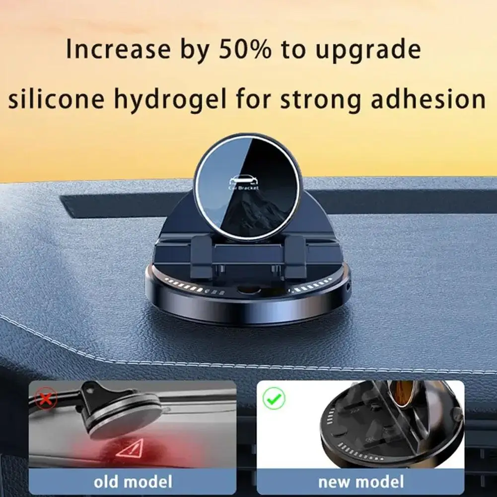 

Car Phone Holder Wireless Charging Dashboard Auto Phone Support 360 Degree Rotatable for Home Office Desk Phone Holder W0V1