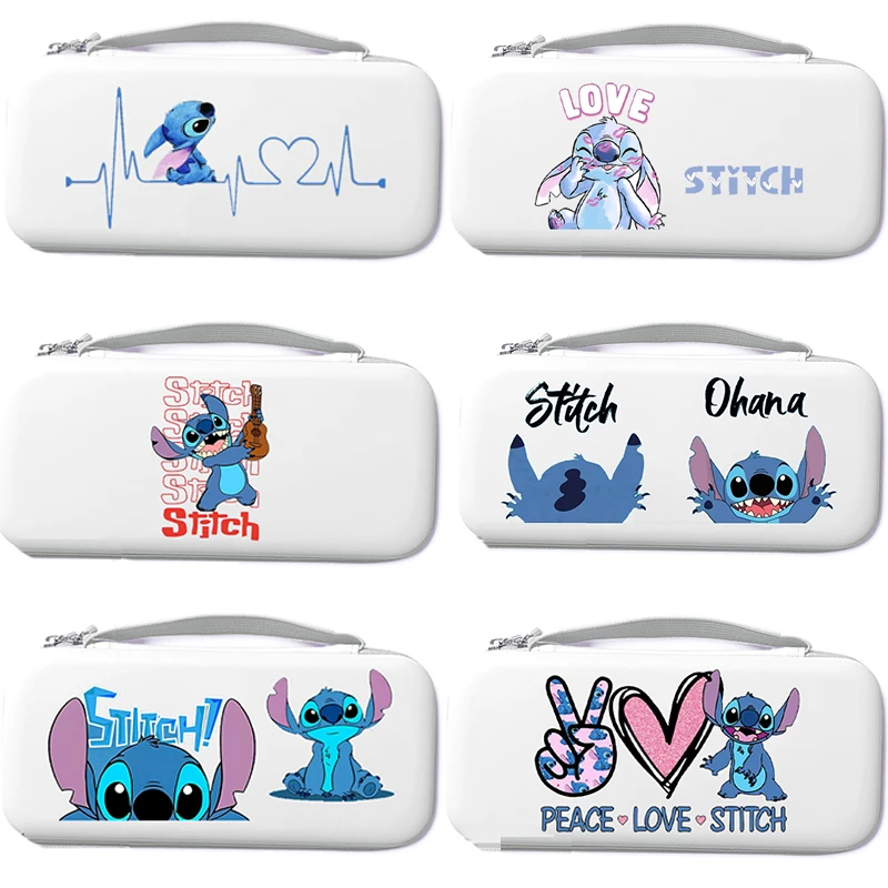 

Дорожная сумка Disney Stitch для переноски Switch 2, портативная сумка для игровой консоли, водонепроницаемая противоударная сумка в стиле аниме Ns 2, сумка для хранения