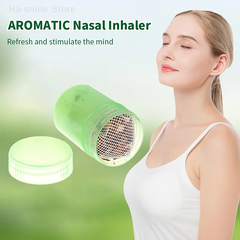 1 Bottle Thailand Hongthai Licorice Mint Nasal Refreshing Anti-fatigue Thai Herbal Medicine Inhalation Nose Care Tools Health