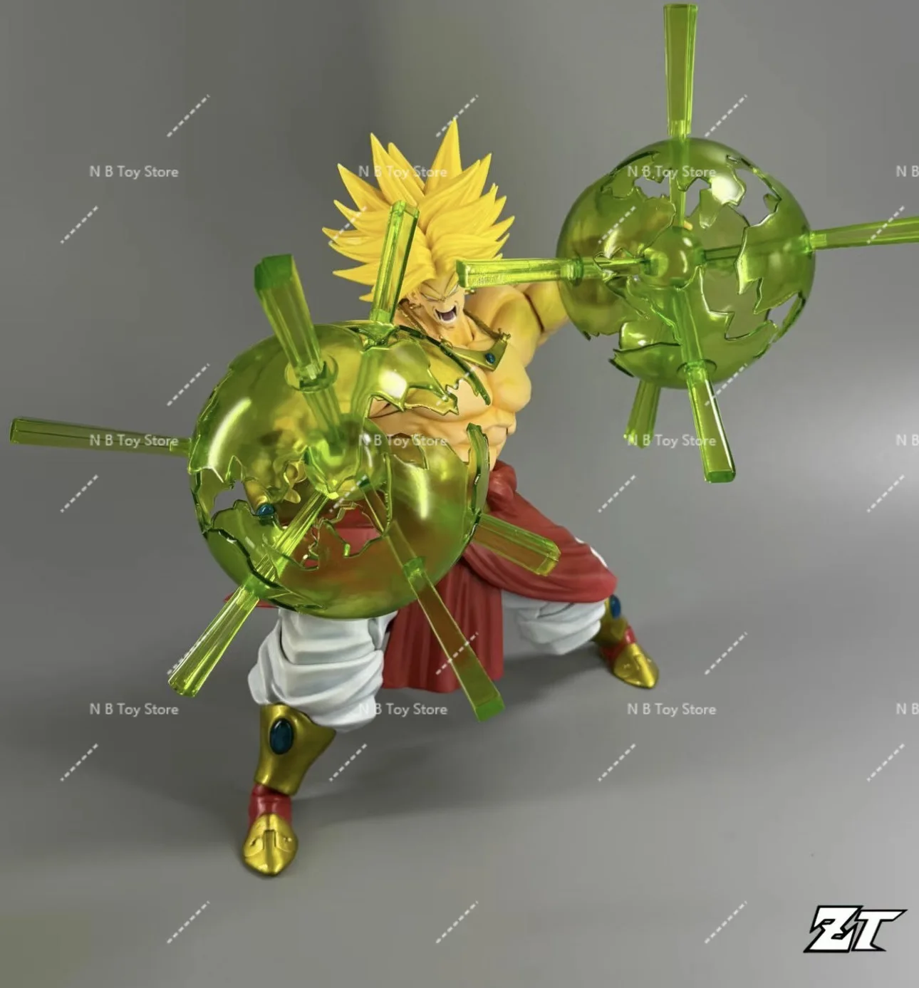 Novo produto, pré-encomenda ZT Studio Ancient Warrior Broly Dragon Ball Z 1/12, boneco de ação de cabelo longo verde e amarelo