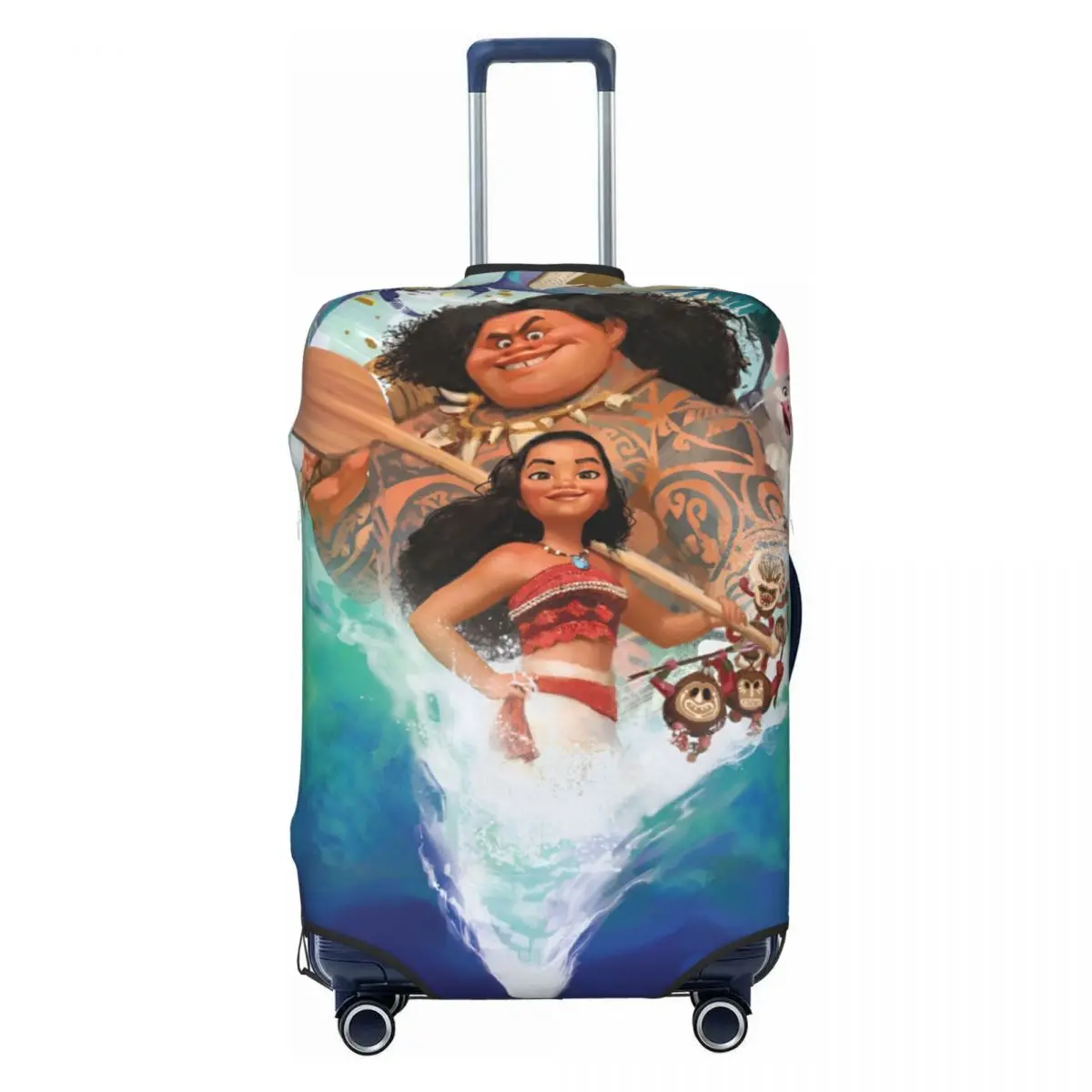 

Custom M-Moanaes Cartoons Travel Luggage Cover Elastic Hot Suitcase Cover Protector Fit 18-32 Inch