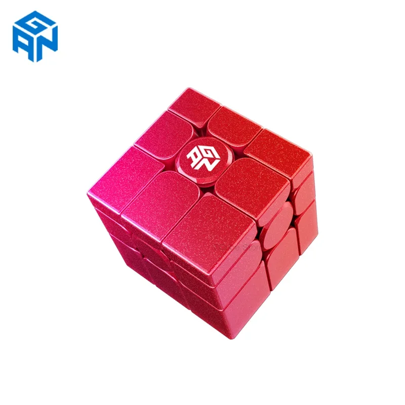 [ECube] Gan Mirror M Cube 3X3 Magnetic Red Purple UV Speed Cube Gan Mirror M Fidget Toys Cubo Magico Puzzle