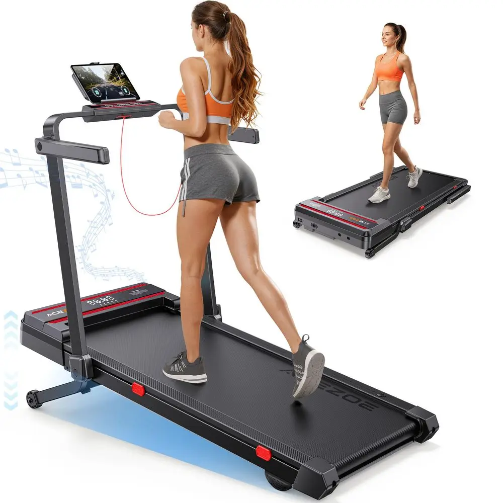 

Walking Pad with 015 Auto Incline and Handle Bar, Under Desk Treadmill with 300LBS Weight Capacity, 3.0HP Quiet Treadmills for