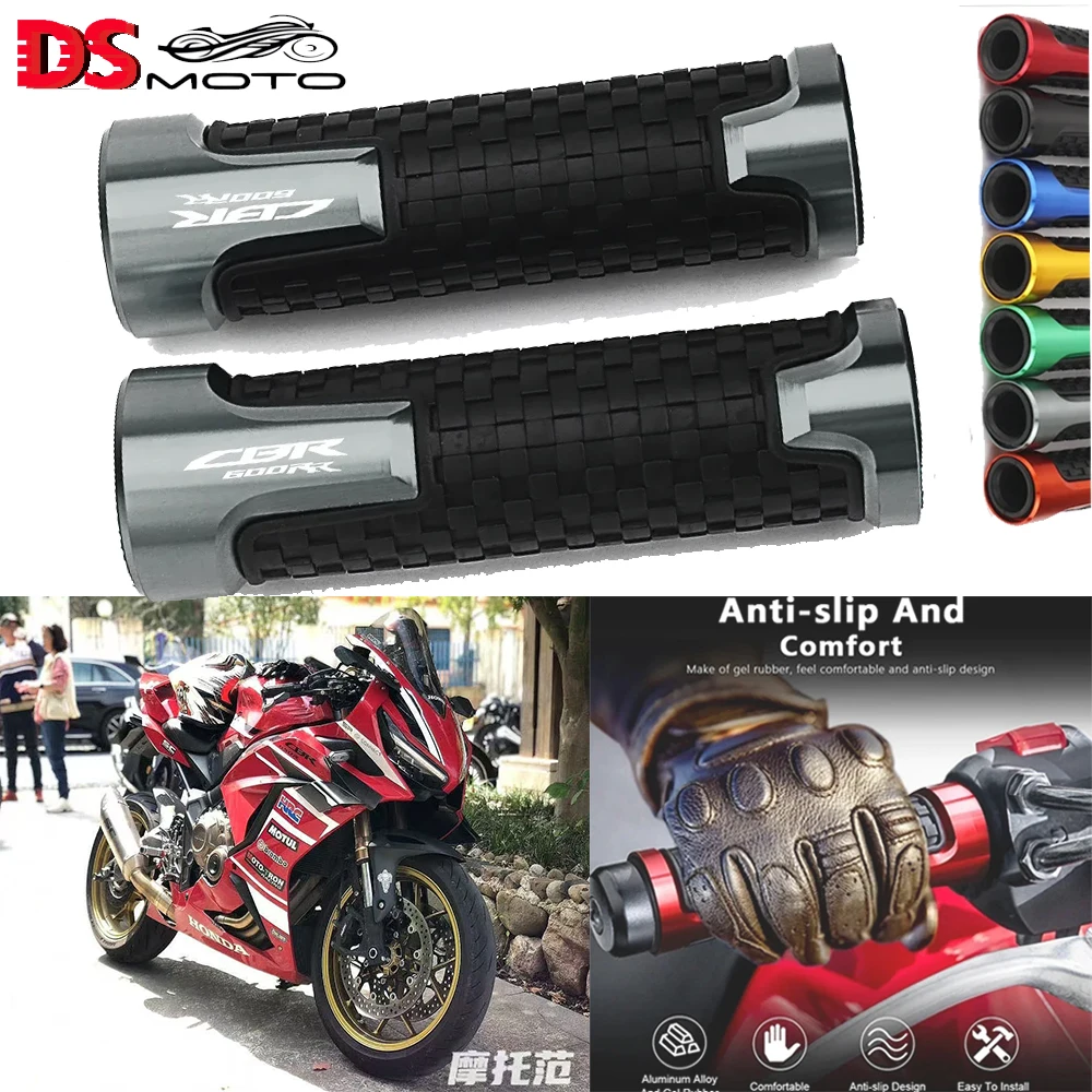 

1 Pair For Honda CBR600RR CBR1000RR 650RR 7/8'' 22MM CNC Handlebar Grips Handle Bar Covers High-Quality Motorcycle Accessories
