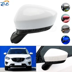 8-PINS Car Exterior Door Rearview Side Mirror Assy For Mazda CX-5 CX5 KE 2013 2014 With LED Turn Lamp Heating Electric Folding