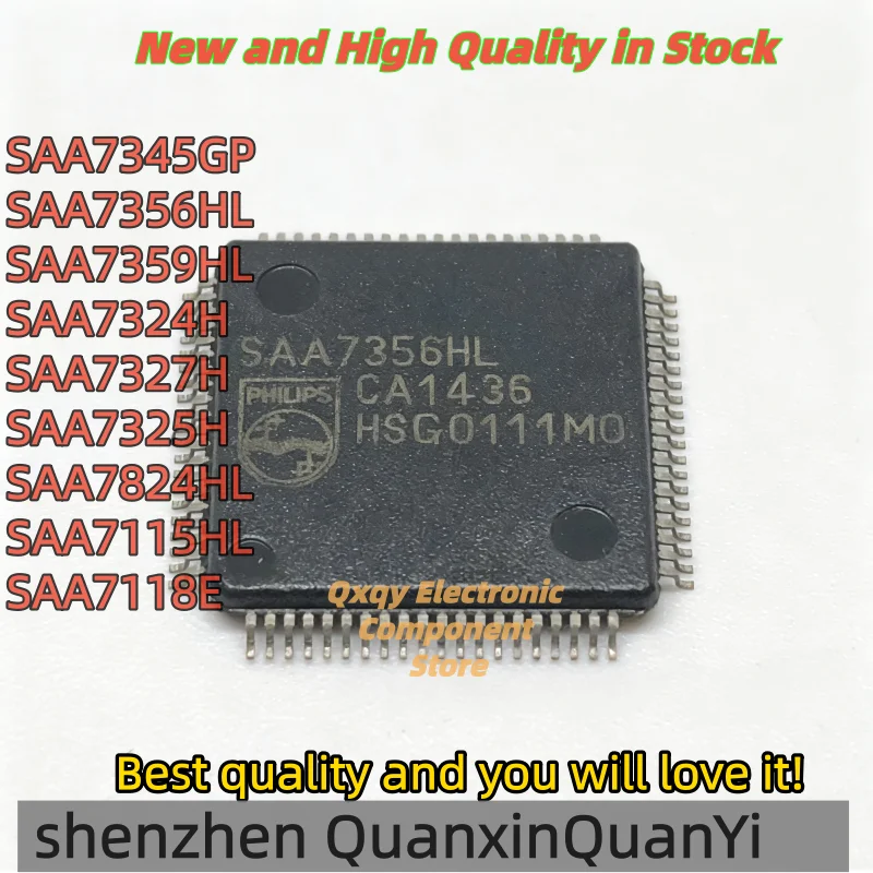 1pcs new SAA7345GP SAA7356HL SAA7359HL SAA7324H SAA7327H SAA7325H SAA7824HL SAA7115HL SAA7118E