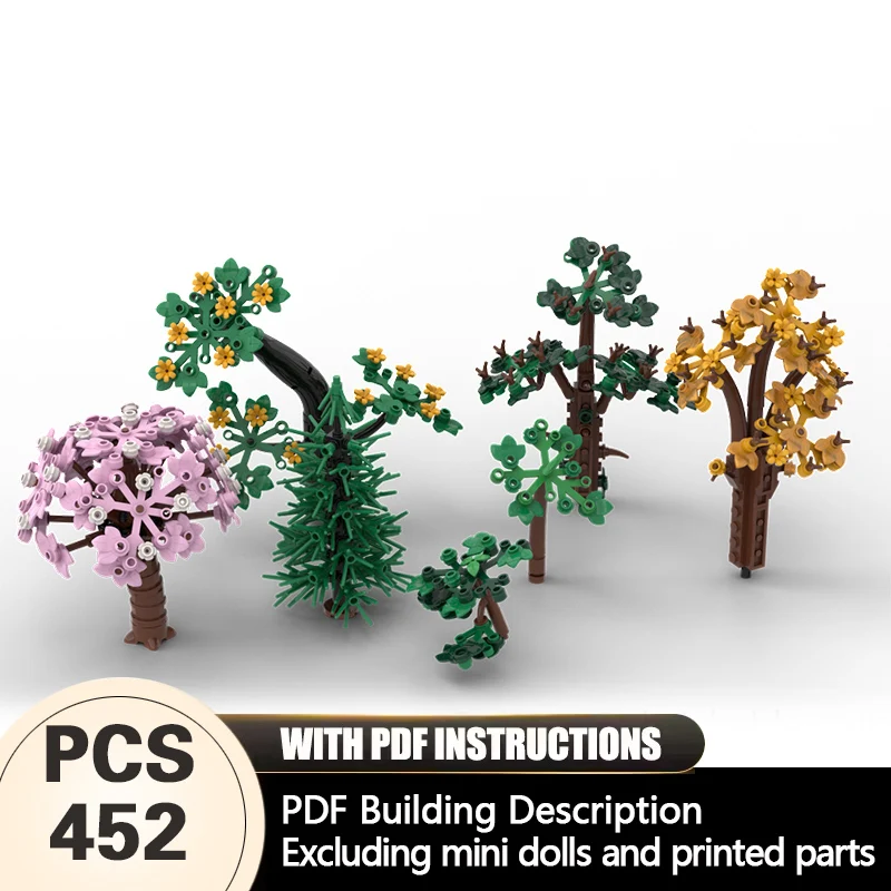 

Creators Plant Series Model MOC Building Bricks Small Trees Modular Technology Gifts Holiday Assemble Children Toys Suit