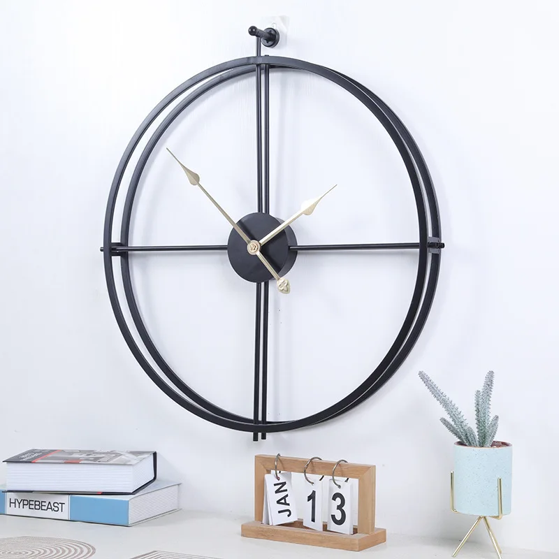 

Large Silent Wall Clock Modern Design Clocks For Home Decor Office European Style Hanging Wall Watch Clocks