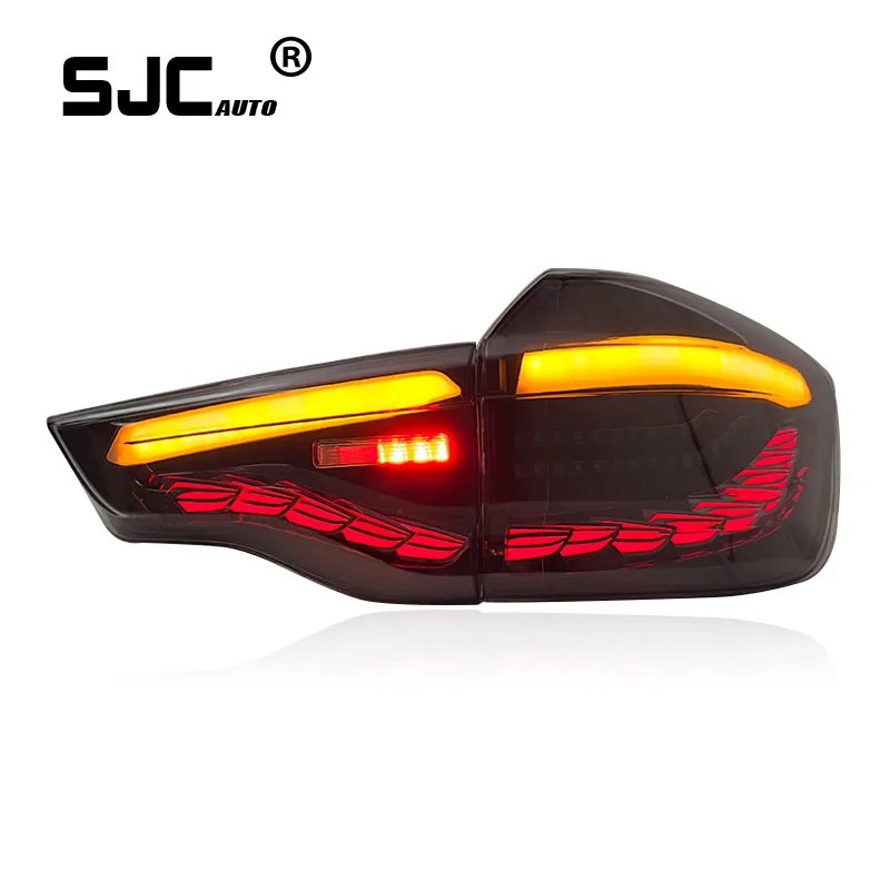 SJC Auto Lighting System Rear Lights Modified Dynamic LED Tail Light For BMW X3 G08 Dragon Scale Taillights 2018-2022