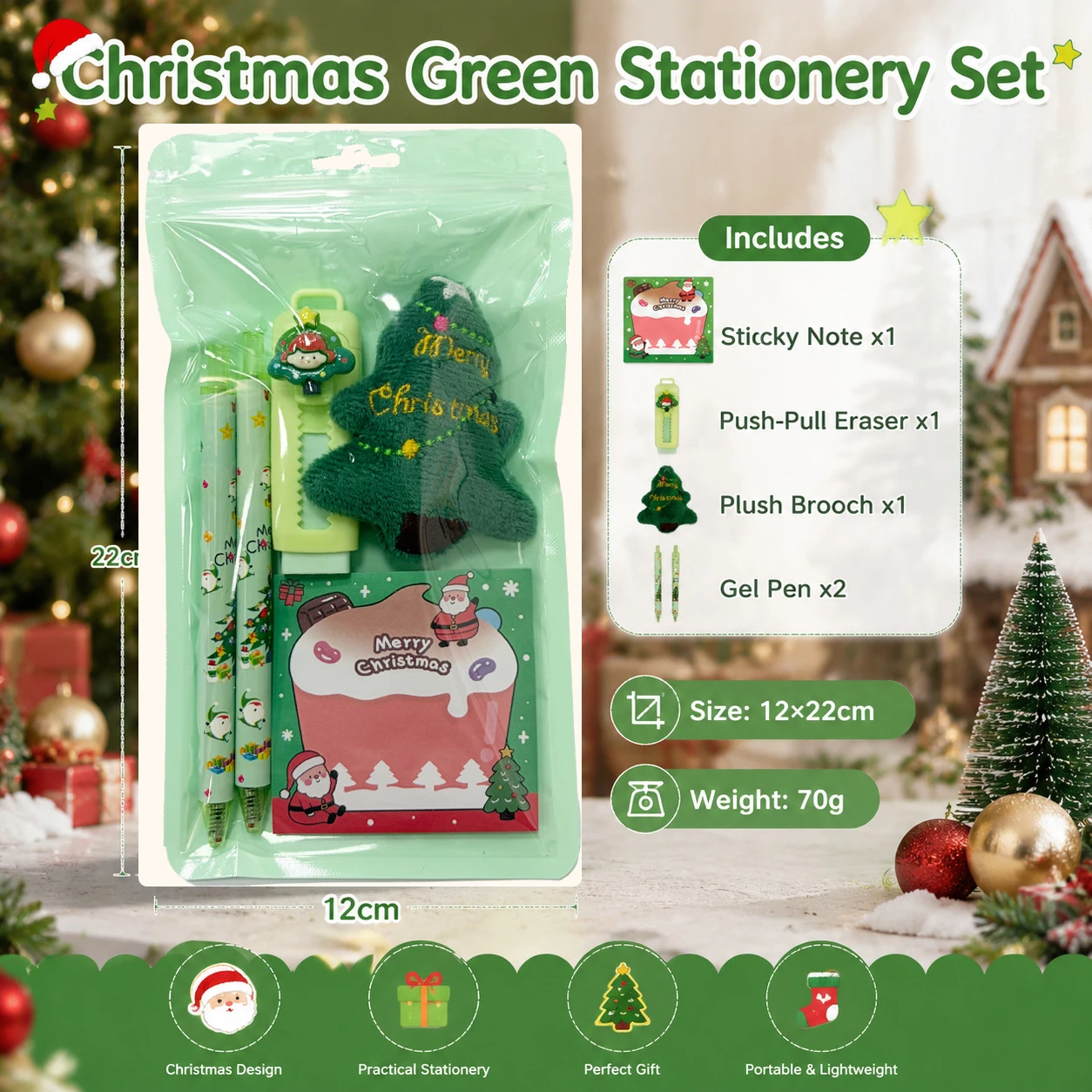Christmas Stationery Set description 5