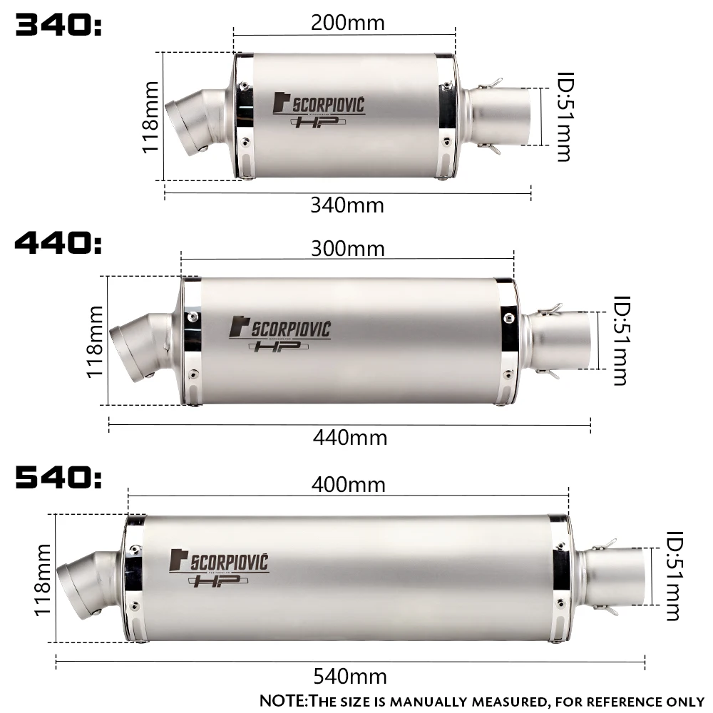 High Quality Motorcycle exhaust pipe, Promise 650 series, TRK502, T118, 400NK