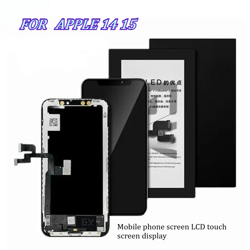 

Suitable for IPhone 15 Generation 14pm OLED LCD Touch Display Screen Assembly with Restored Performance and Phone Accessories