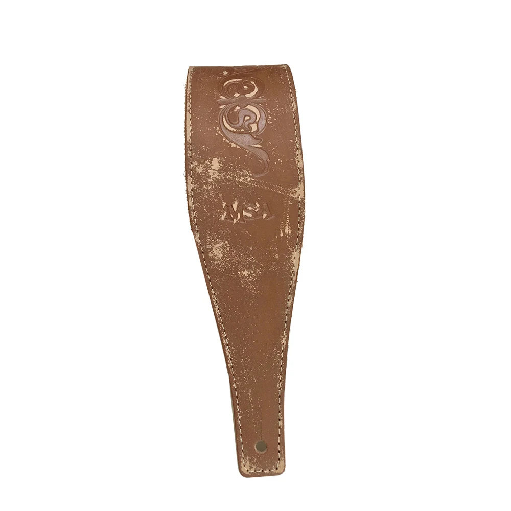 Distressed Embossed Guitar Straps Hand Polished Distressed Treatment Adjustable Guitar Straps Instrument Accessories