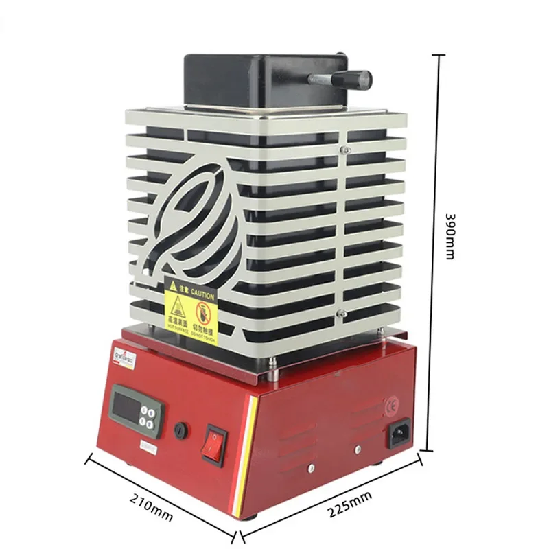 Gold Melting Furnace High Temperature Melting Gold Silver Copper Aluminum  Furnace Metal Casting Experiment Melting Metallurgy