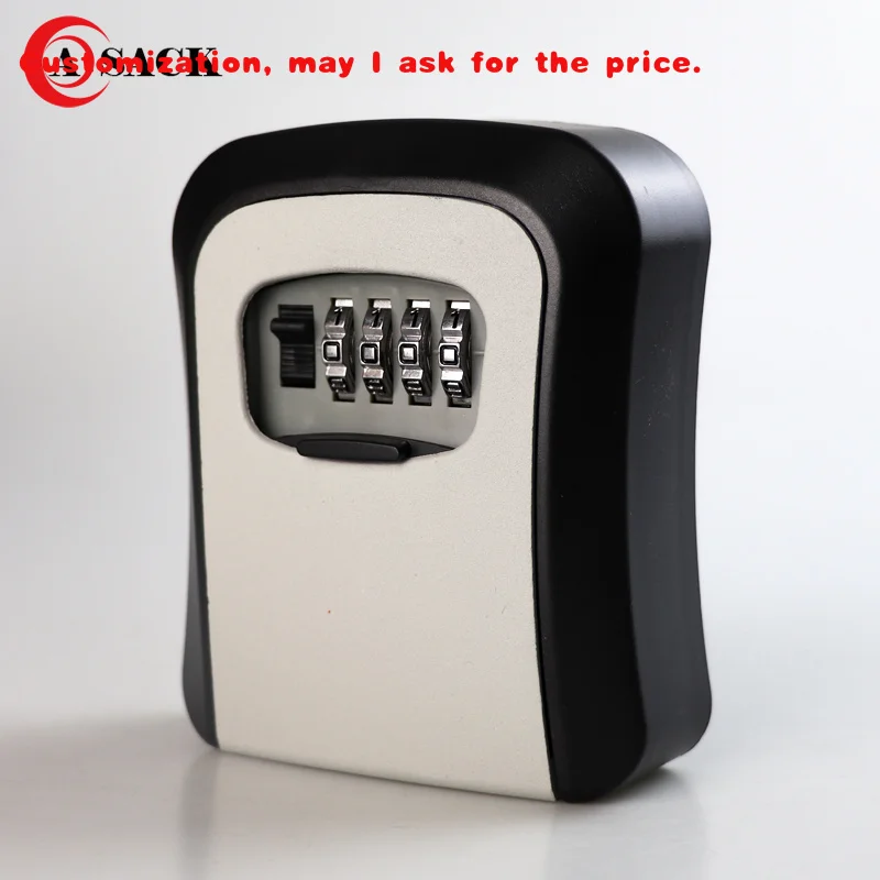 

custom.Asack G2 Wall Safe Keybox Lockbox Plastic Aluminum Metal Combination Security Outdoor Storage Lock Safes Product
