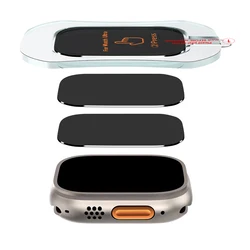 Tempered Glass for Apple Watch Ultra/Ultra 2 Privacy Screen Protector With Alignment Film Tool for Apple Watch 49mm Accessories