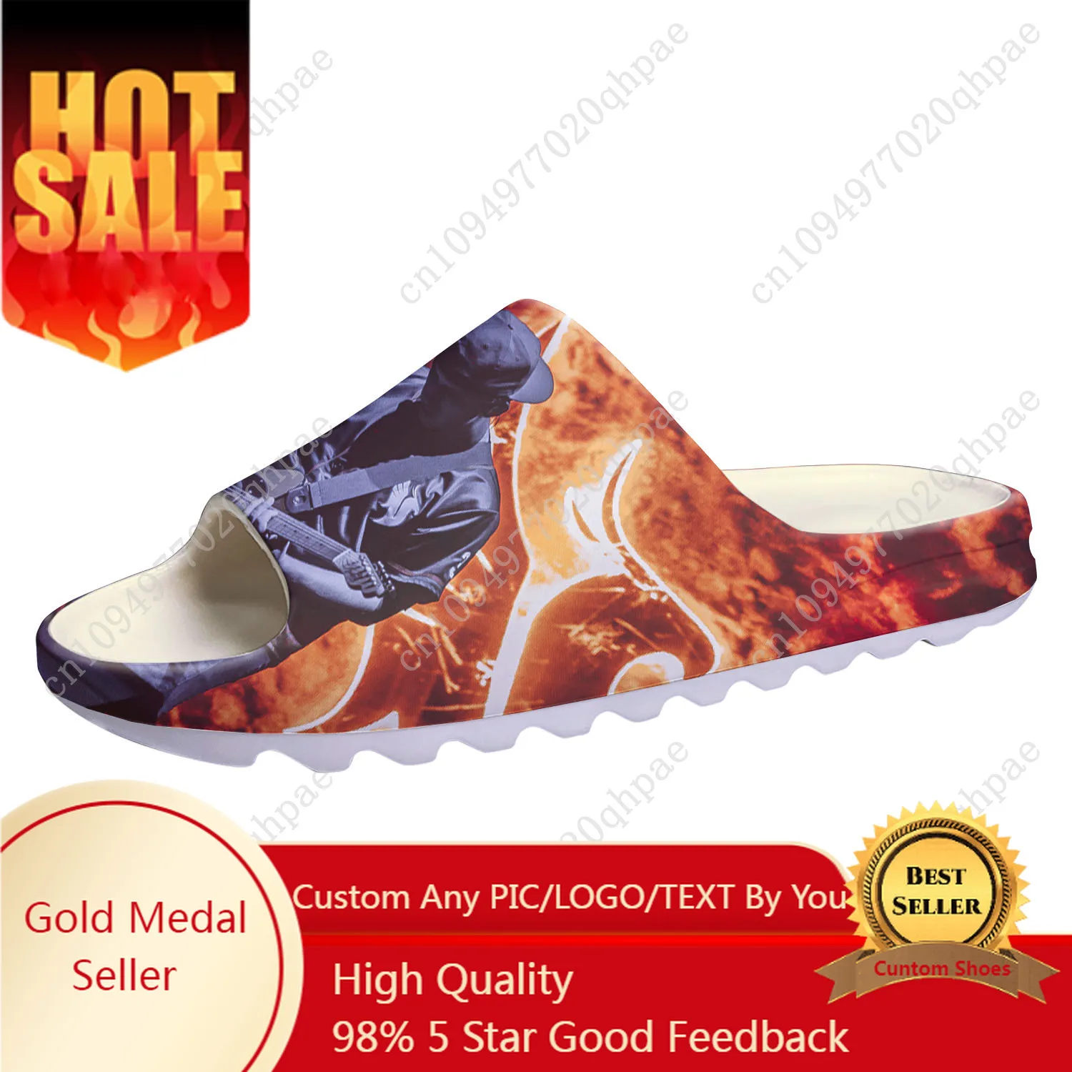 

Иллюзионные тапочки на мягкой подошве на заказ, домашние сабо, обувь для воды, мужские и женские подростковые пляжные тапочки для ванной комнаты