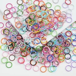 100pcs Candy Color Metal Jump Rings Split Double Ring DIY Necklace Bracelet Keychain Connectors Jewelry Accessories