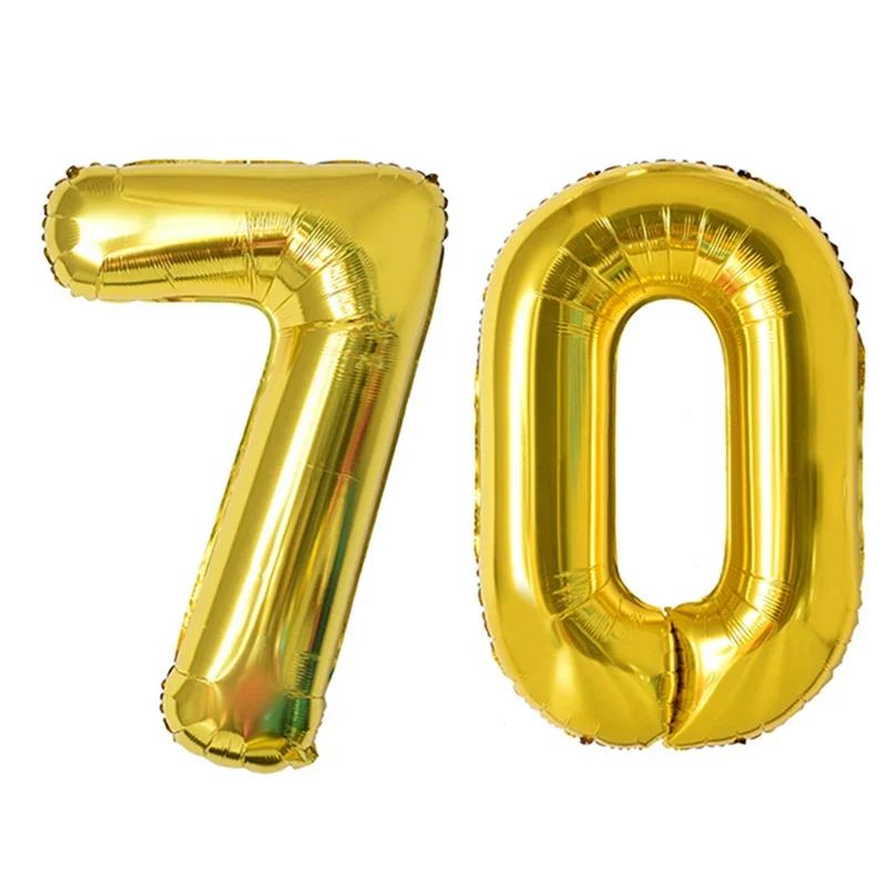 2 Stück 40 Zoll Zahlenfigur Folienballon16 18 20 21 25 30 35 40 Jahre Erwachsene alte Geburtstagsfeier Jahrestag Dekoration Luftballon – Detail 14