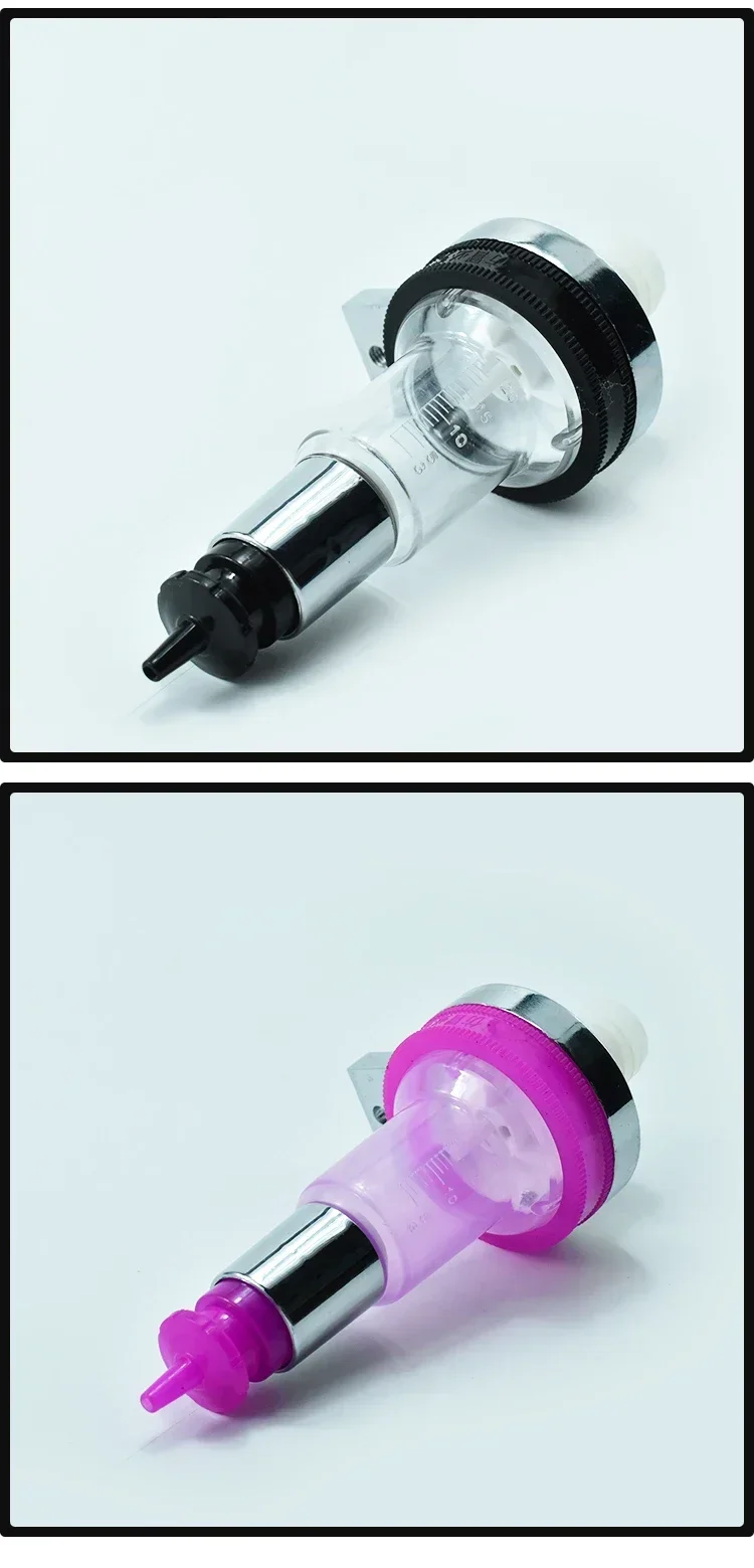 Perfume bar equipment, graduated rotary pump head set