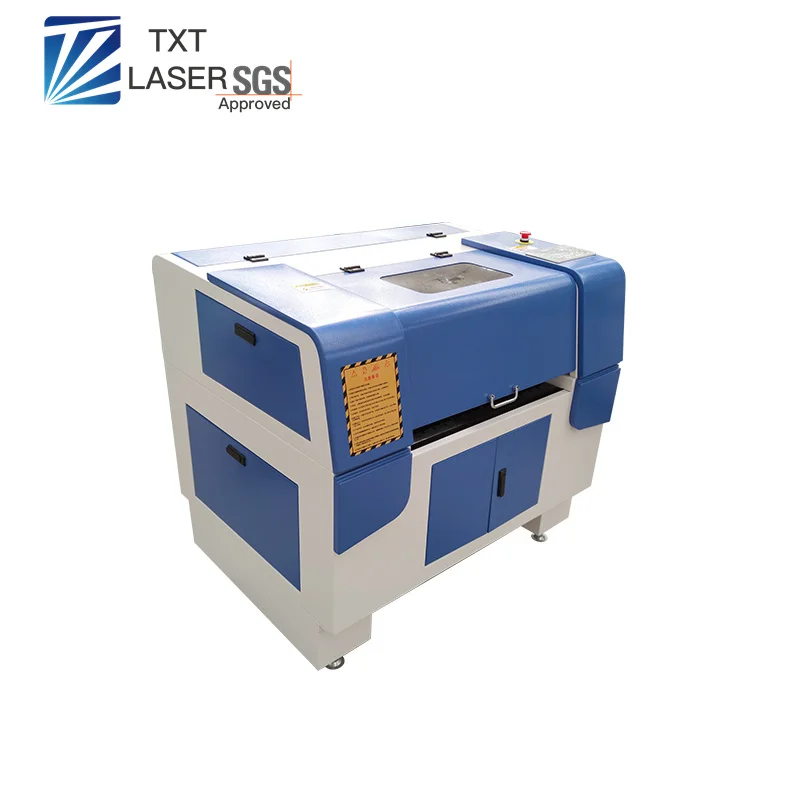 Small 6040 CO2 Laser Cutting and Engraving Machine for Wood Metal Crystal 100W 180W Gantry Type High Safety CNC Laser Cutter