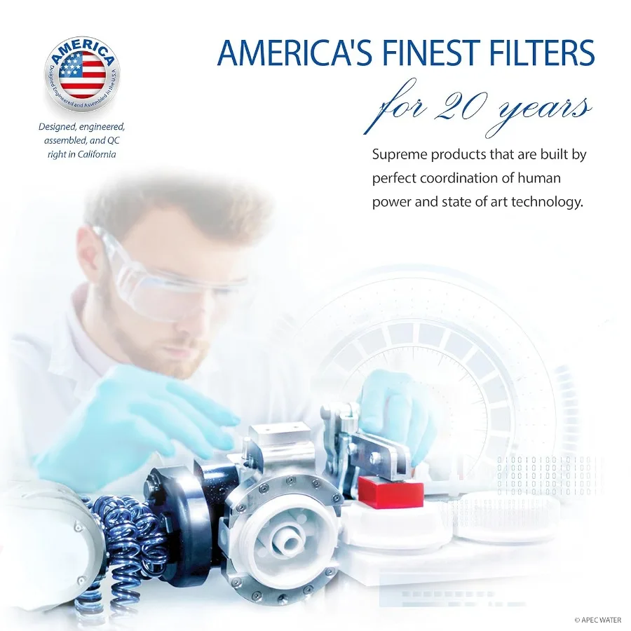 ROES100 エッセンスシリーズ トップティア 5段階認証 超安全 逆浸透膜式 家庭用キッチン向け飲料水フィルターシステム A