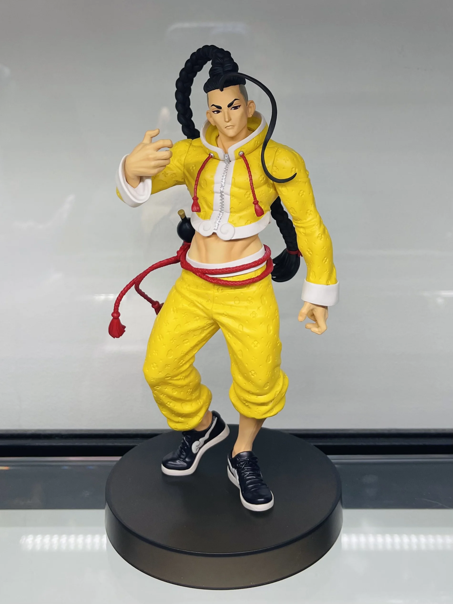 Original POP UP PARADE Street Fighter 6 Jamie Anime Figuras Brinquedos Modelo de Ação