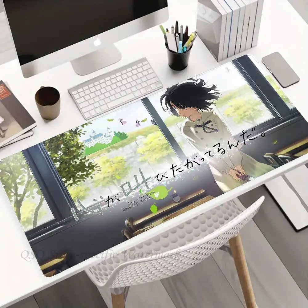 Anthem Of The Heart Mousepad Non-slip Suitable For Office Computers Laptops E-sports Game Desk Mats XXL Keyboard