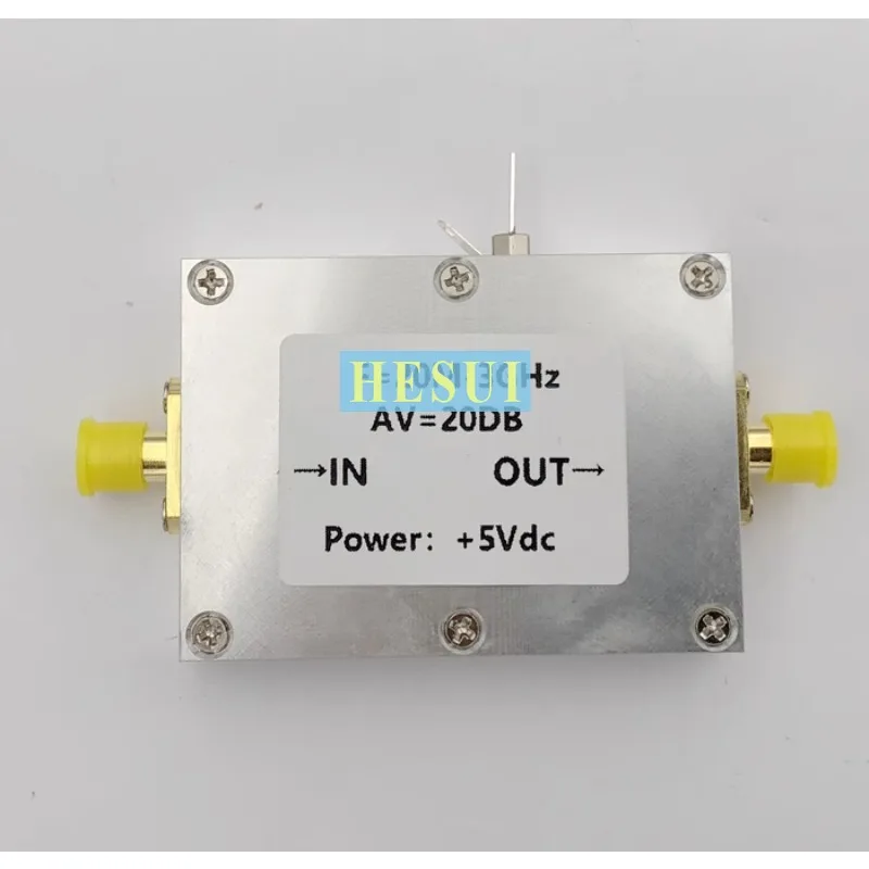 Low noise RF amplifier repeater 20MHZ to 3GHZ gain 20dB