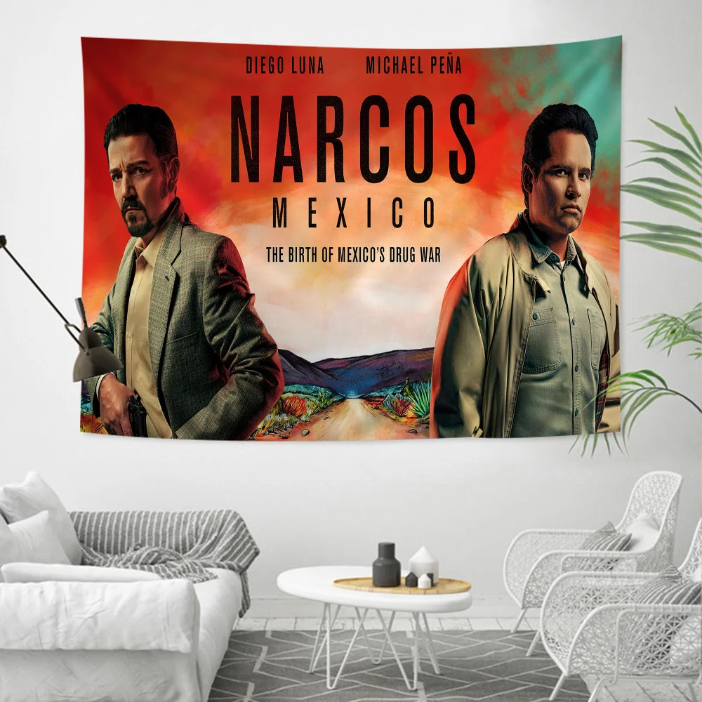 

Narcos Hanging Bohemian Tapestry Hanging Tarot Hippie Wall Rugs Dorm Wall Hanging Home Decor