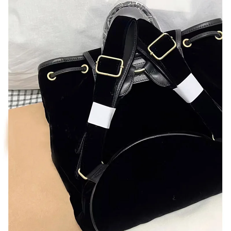 FIRMRANCH-mochila antirrobo de cuero Coehide para mujer, bolso versátil de alta calidad, con Panel de terciopelo negro suave Retro, de alta calidad