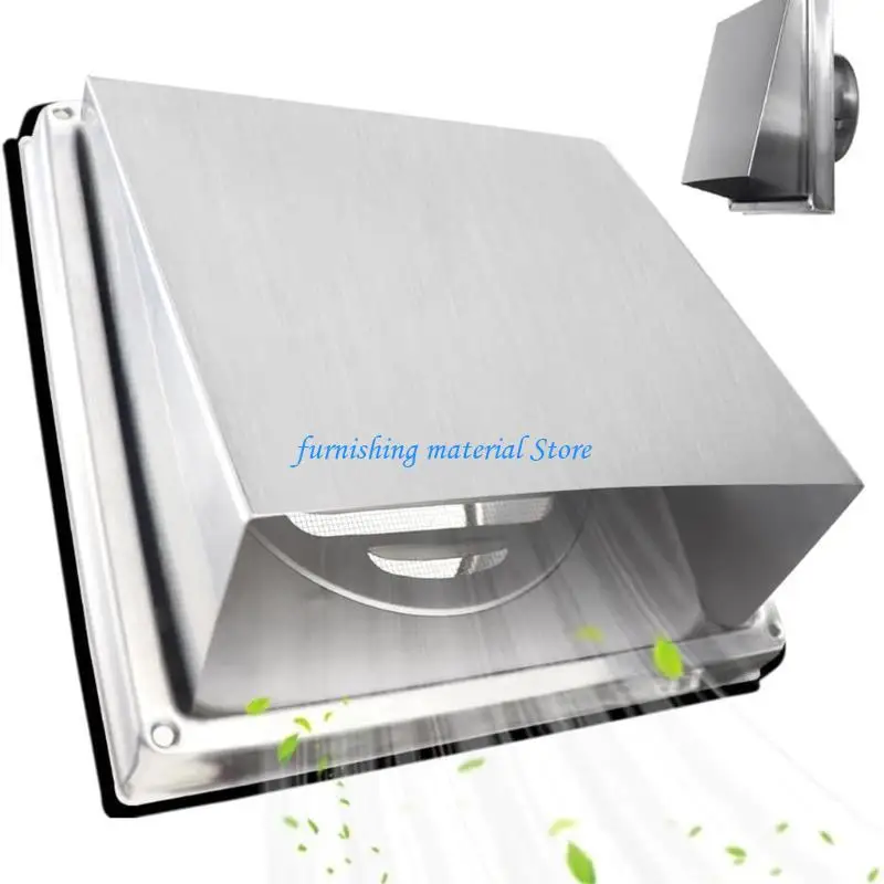 

Y5GD Wall Air Vent Outlet Stainless Steel Exhaust Grille Ventilation Outlet Easy Use