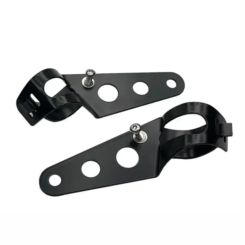 

Fork Mount Headlight Clamp 35-43mm Motorcycle Headlight Mount Bracket Fork Tube Clamp Kit for Chopper Cafe Racer