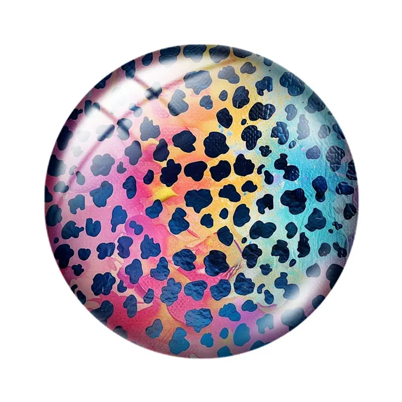 Gradient pattern 12/18/20/25mm glass cabochon  bracelet pendant rings for jewelry demo earrings back Making findings