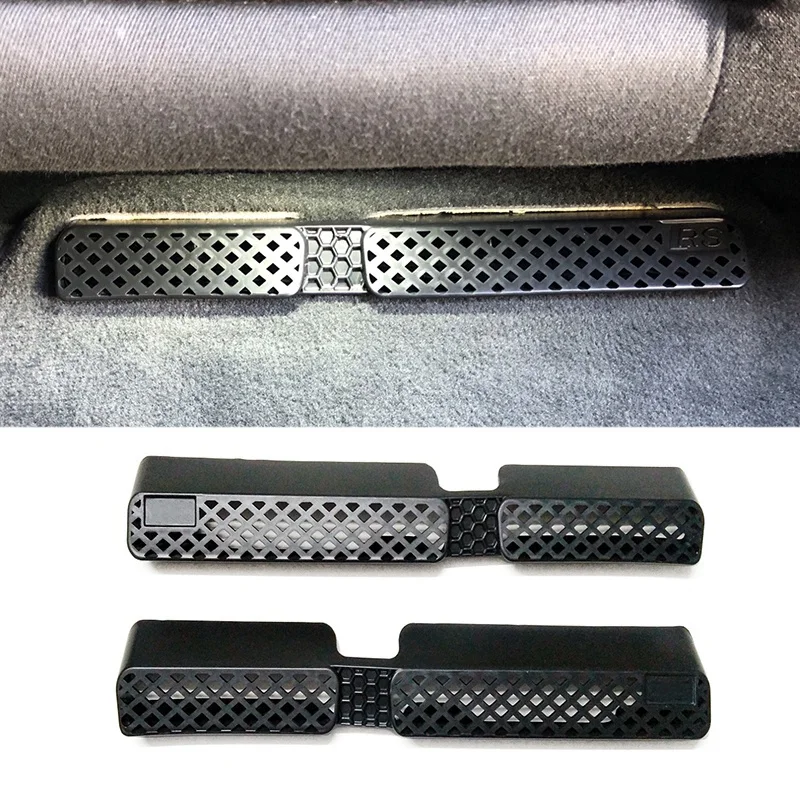 Car Interior Accessories For- Q5 09-17 Under Seat Floor AC Heat Air Conditioner Duct Vent Outlet Grille Cover Trim