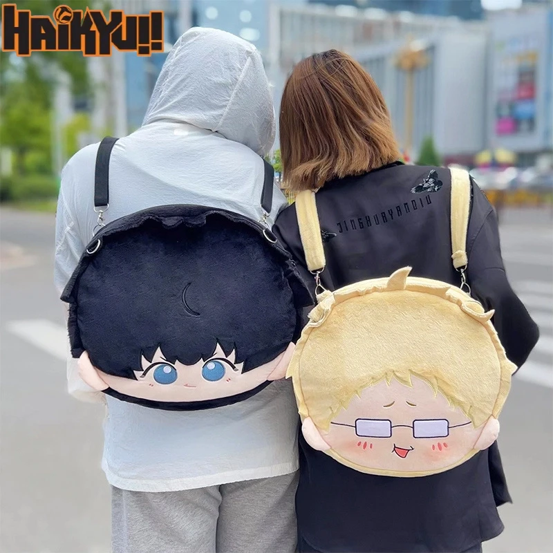 

Хайкю!! Милая сумка Ita, мультяшный волейбольный молодежный Tsukishima Kei Tobio Kageyama Kozum, рюкзак большой емкости, подарок на день рождения, друг