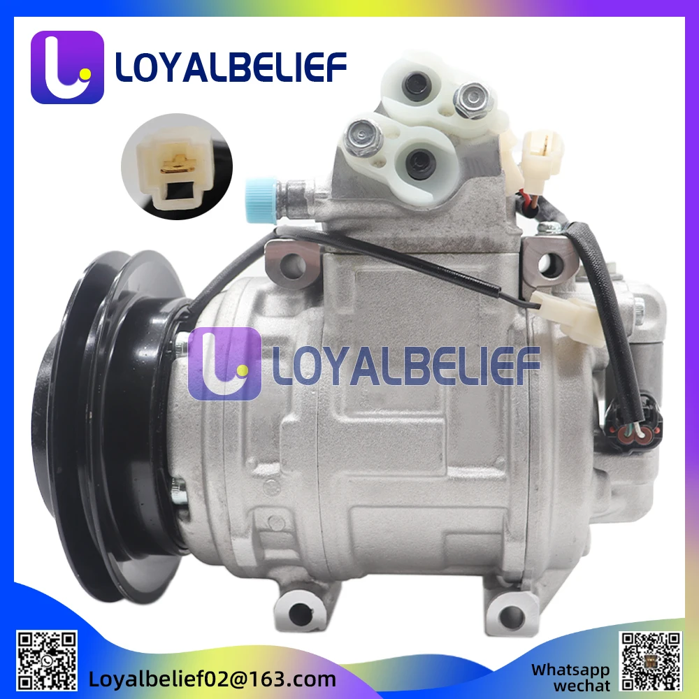 

Auto 10PA15VC AC Air Conditioning Compressor For Mitsubishi Pajero MR149366 447200-0538 4472000538