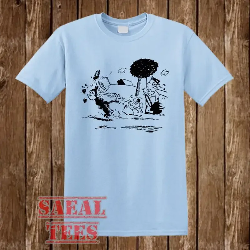 

Мужская голубая футболка Krazy Kat, размер S 5XL