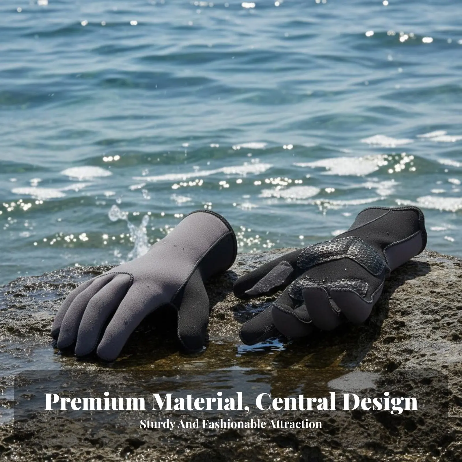 

Неопреновые перчатки 2 мм: высокоэластичные, нескользящие, для дайвинга и водных видов спорта, износостойкие, гибкая конструкция для снорклинга и морских прогулок