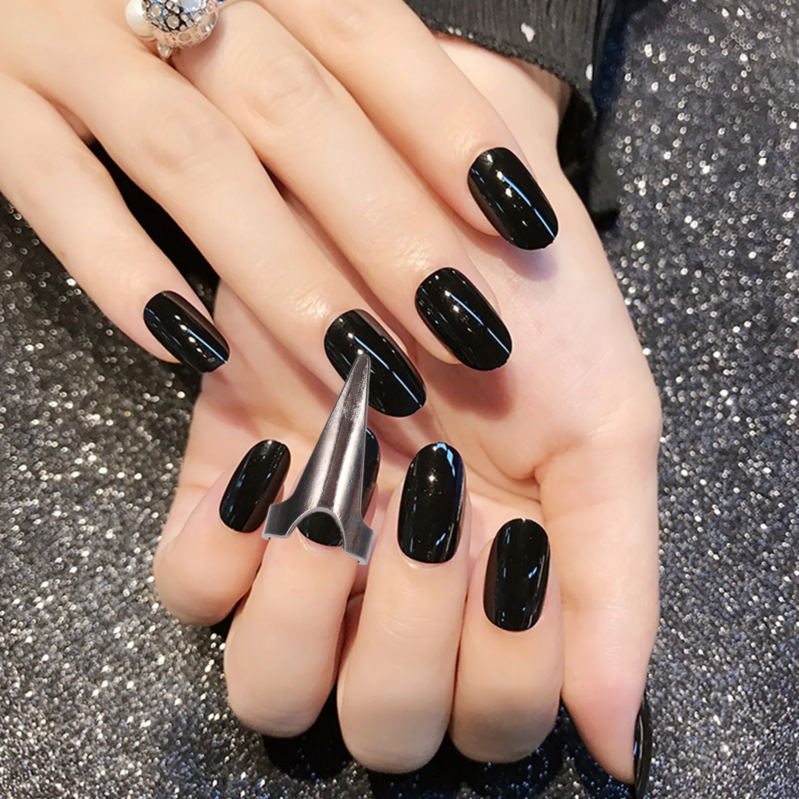 

5pcs Set of 5 Ring Full Finger Rings Jewelry Claws Cosplay Nail Tip Costume Metal for Fingers Women