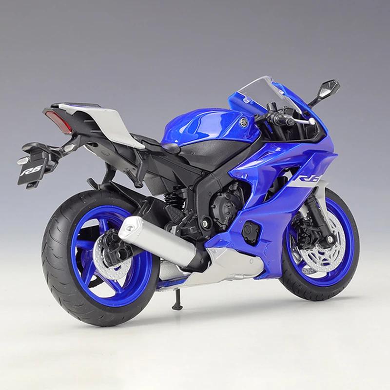 WELLY 1:12 Scale Diecast Alloy YAMAHA YZF-R6 Heavy-duty Motorcycle Toys Cars Model Classics Adult Souvenir Gifts Static Display