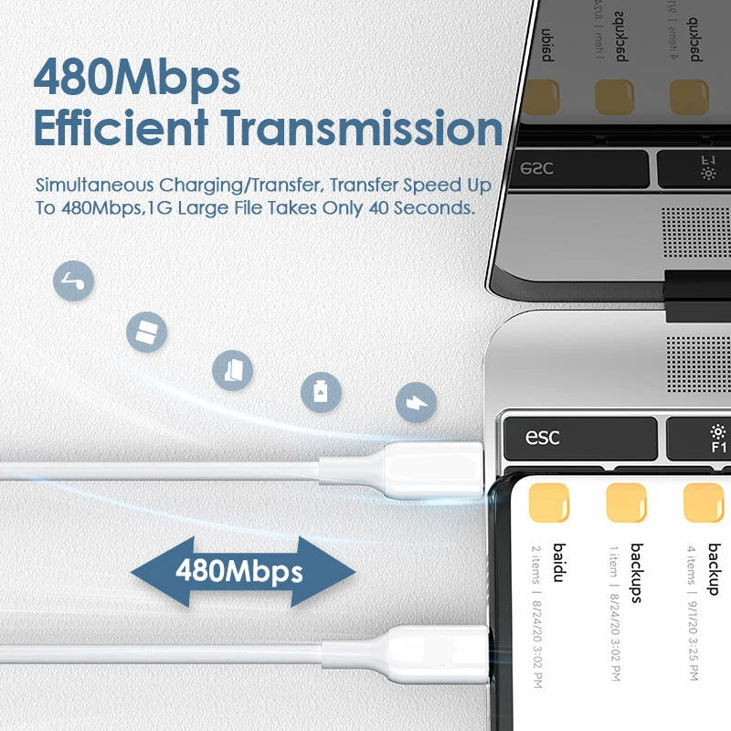 NNBILI 5A 100W USB Type C To Type C Cable USB-C PD Fast Charging Charger Wire Cord For Macbook Samsung Xiaomi Type-C USBC Cable image 4