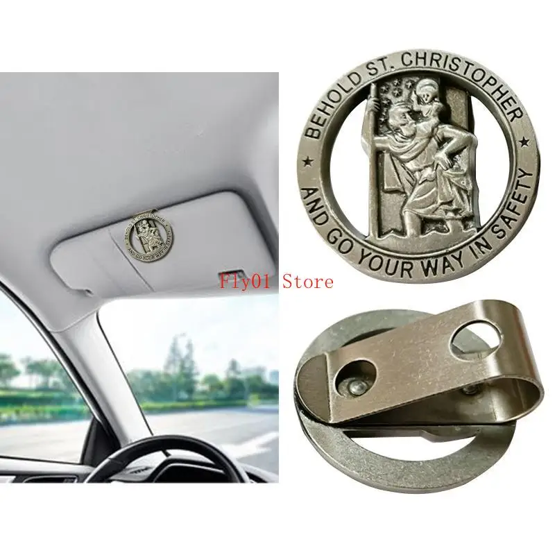 

Christopher Visor Clip, Car Automotive Accessories Catholic Docorations