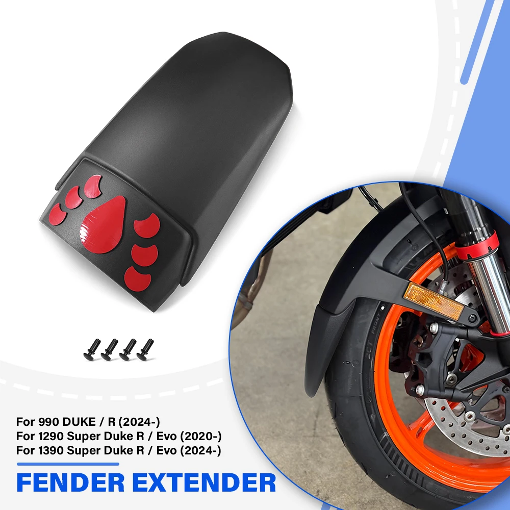 990 DUKE R Front Fender Mudguard Extender For 1290 Super Duke R EVO 2020- / 1390 Super Duke R EVO 2024- Motorcycle Accessories