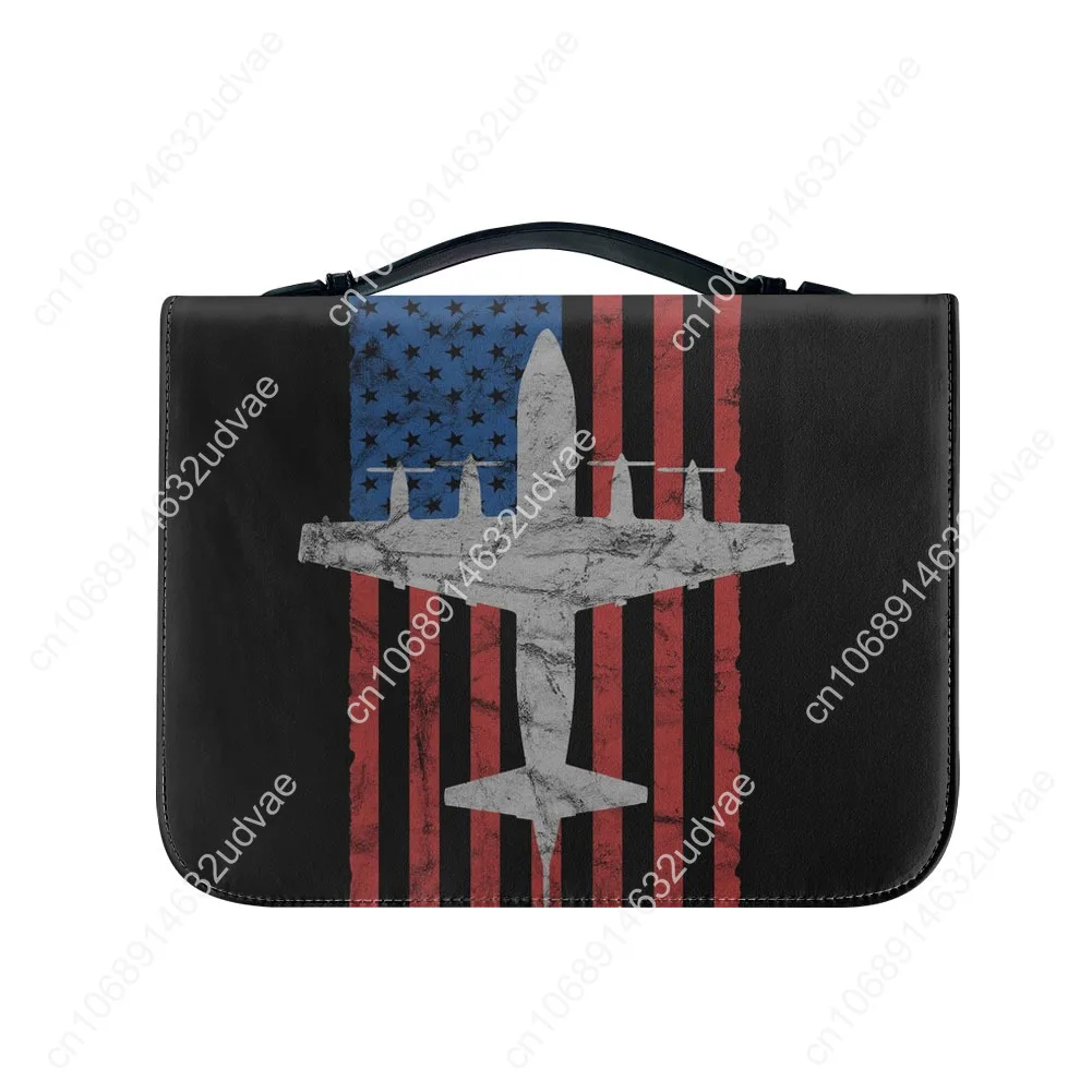 P-3 أوريون خمر العلم صنع أكياس الكتاب المقدس الهدايا المسيحية أغطية شخصية الكتاب المقدس حقيبة جلدية مقاومة للماء حزمة عالية الجودة #2