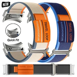 Quick Fit Trail Loop Strap for Samsung Galaxy Watch 6 Classic 43mm 47mm 5Pro 45mm NO Gaps Nylon Bracelet Galaxy 6 40mm 44mm Band